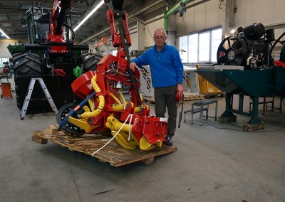 Machinery for woodland forestry